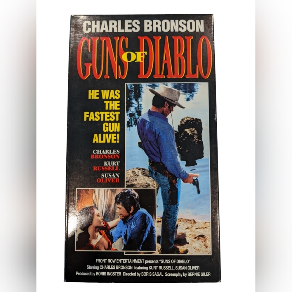 Guns of Diablo VHS Movie